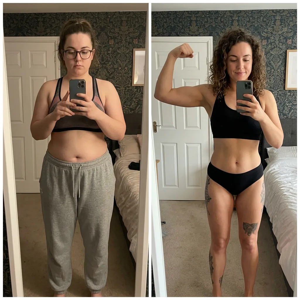 Before and after results